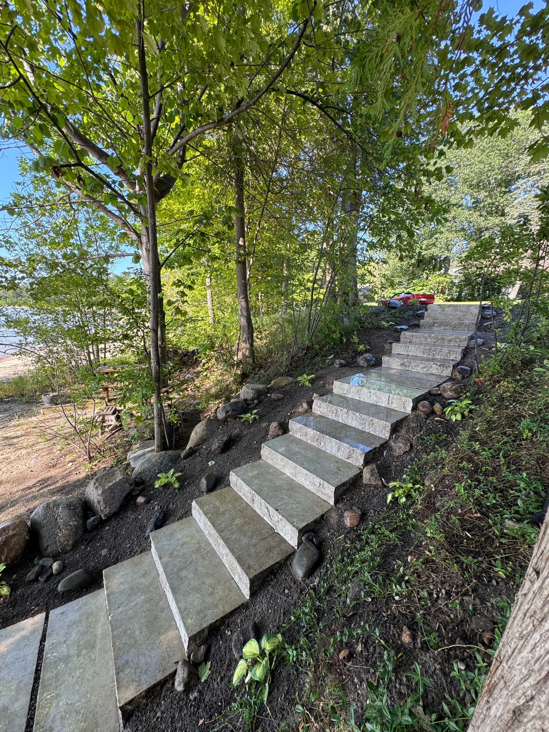 Gallery photos for 26 Sawn-Cut Limestone Steps Down to West Bay: Image #2