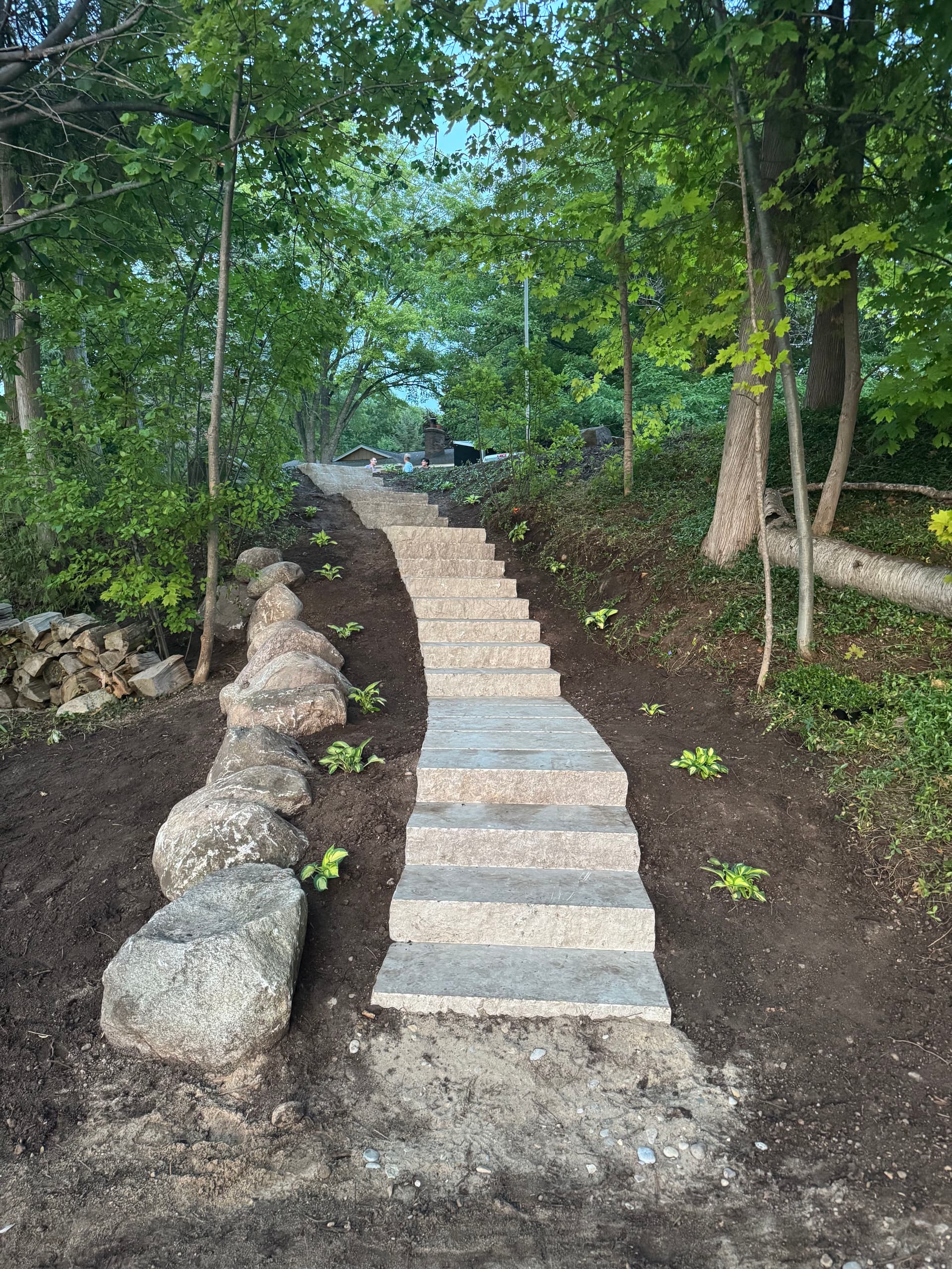 Gallery photos for 26 Sawn-Cut Limestone Steps Down to West Bay: Image #3