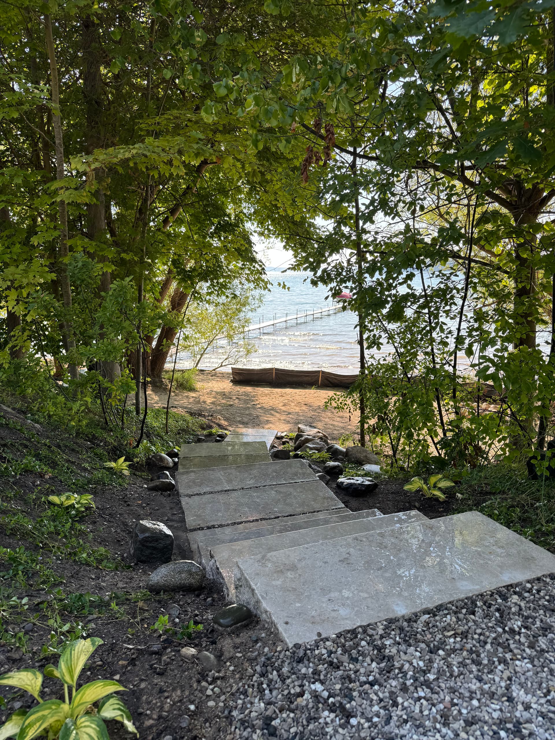 Gallery photos for 26 Sawn-Cut Limestone Steps Down to West Bay: Image #1
