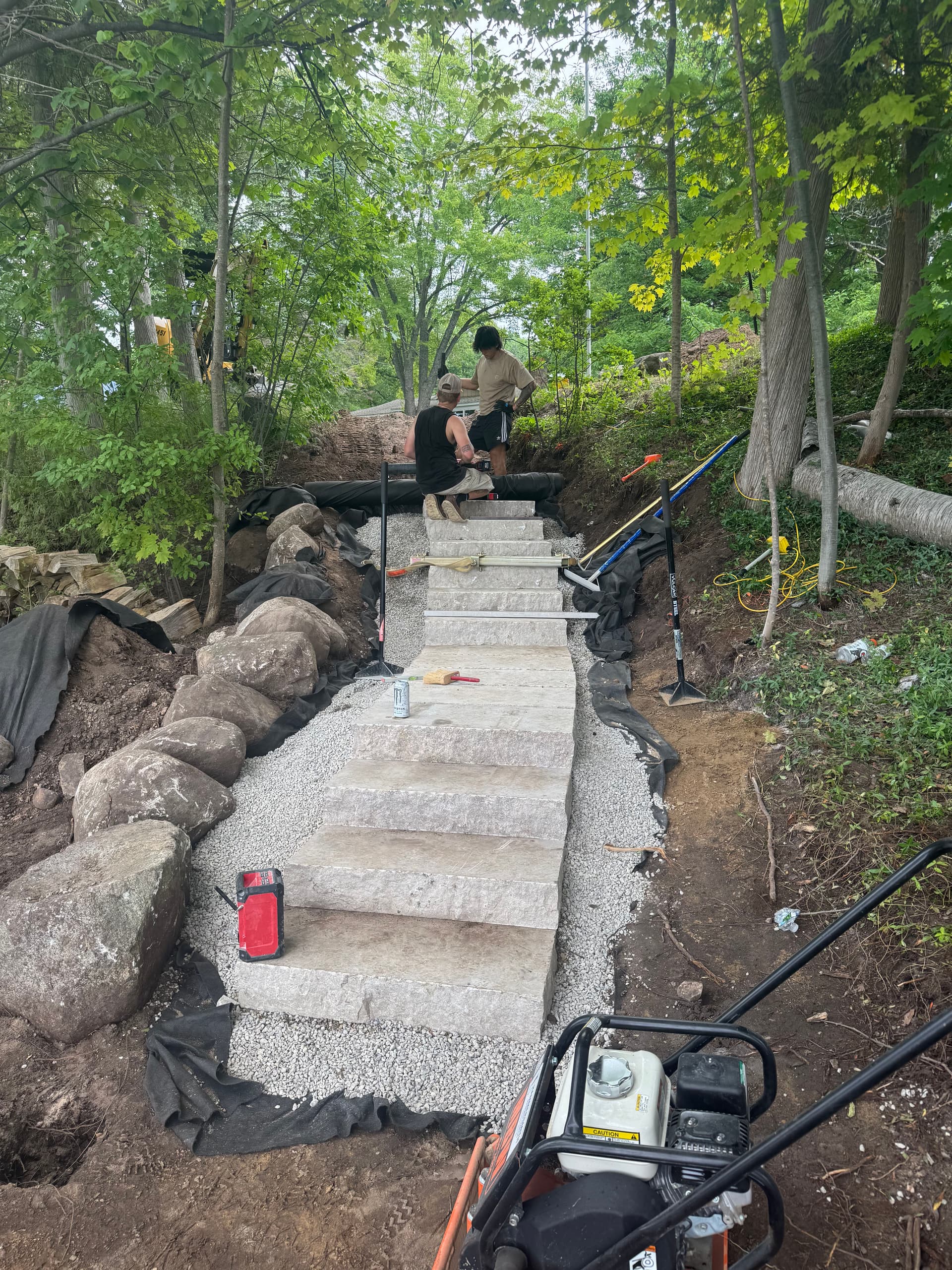Gallery photos for 26 Sawn-Cut Limestone Steps Down to West Bay: Image #5
