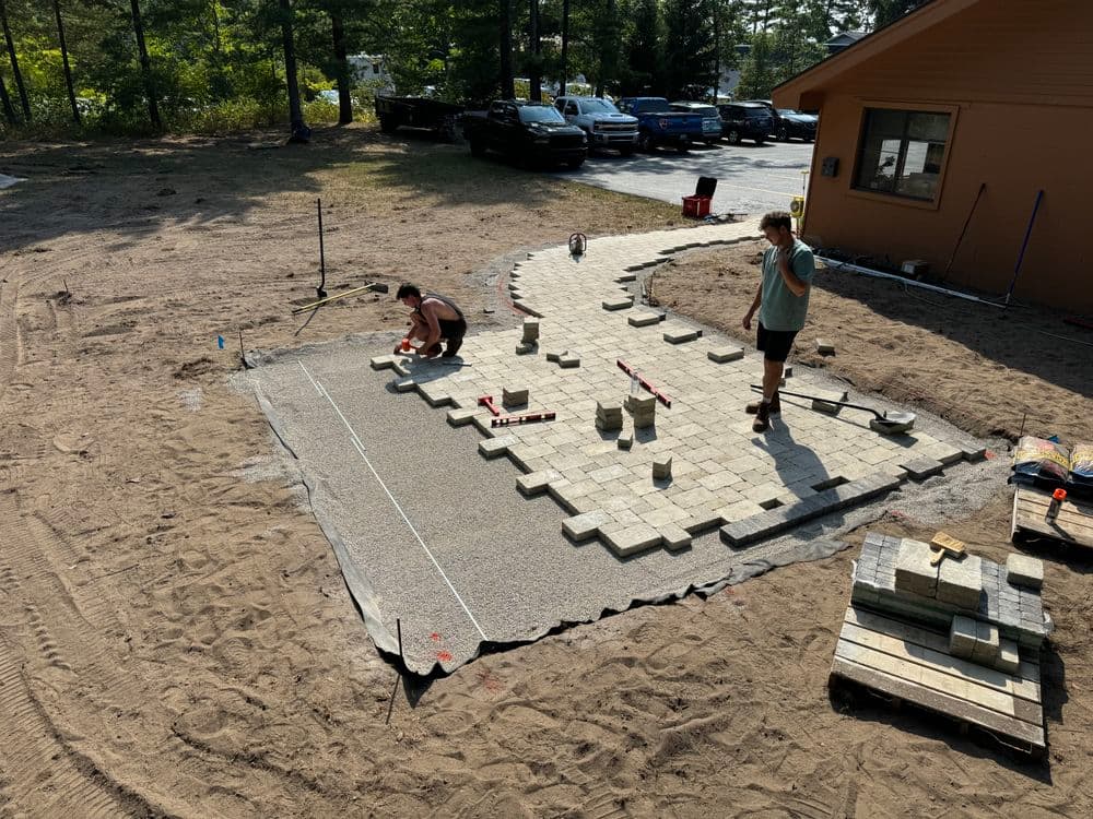 Gallery photos for Paver Patio and Walkway Built for Comfort Keepers Traverse City: Image #5