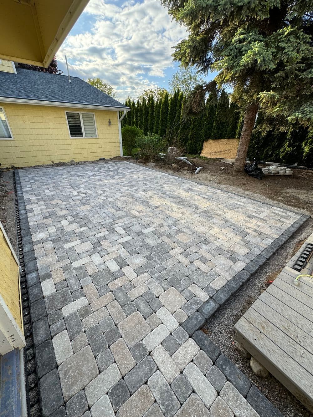 Gallery photos for Patio Install Turned Drainage Rescue in Traverse City: Image #4