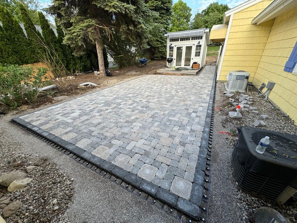 Gallery photos for Patio Install Turned Drainage Rescue in Traverse City: Image #5