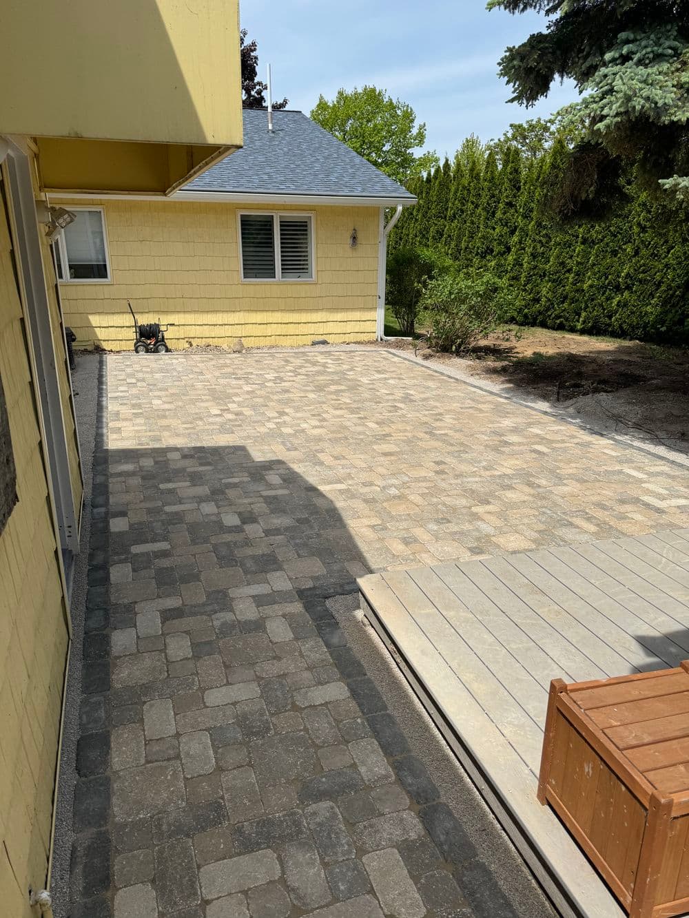 Patio Install Turned Drainage Rescue in Traverse City image