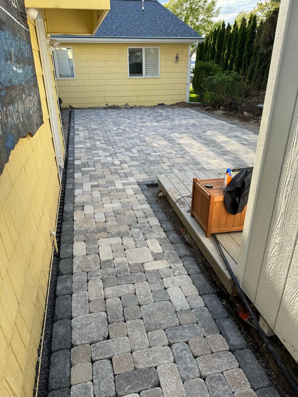 Gallery photos for Patio Install Turned Drainage Rescue in Traverse City: Image #3
