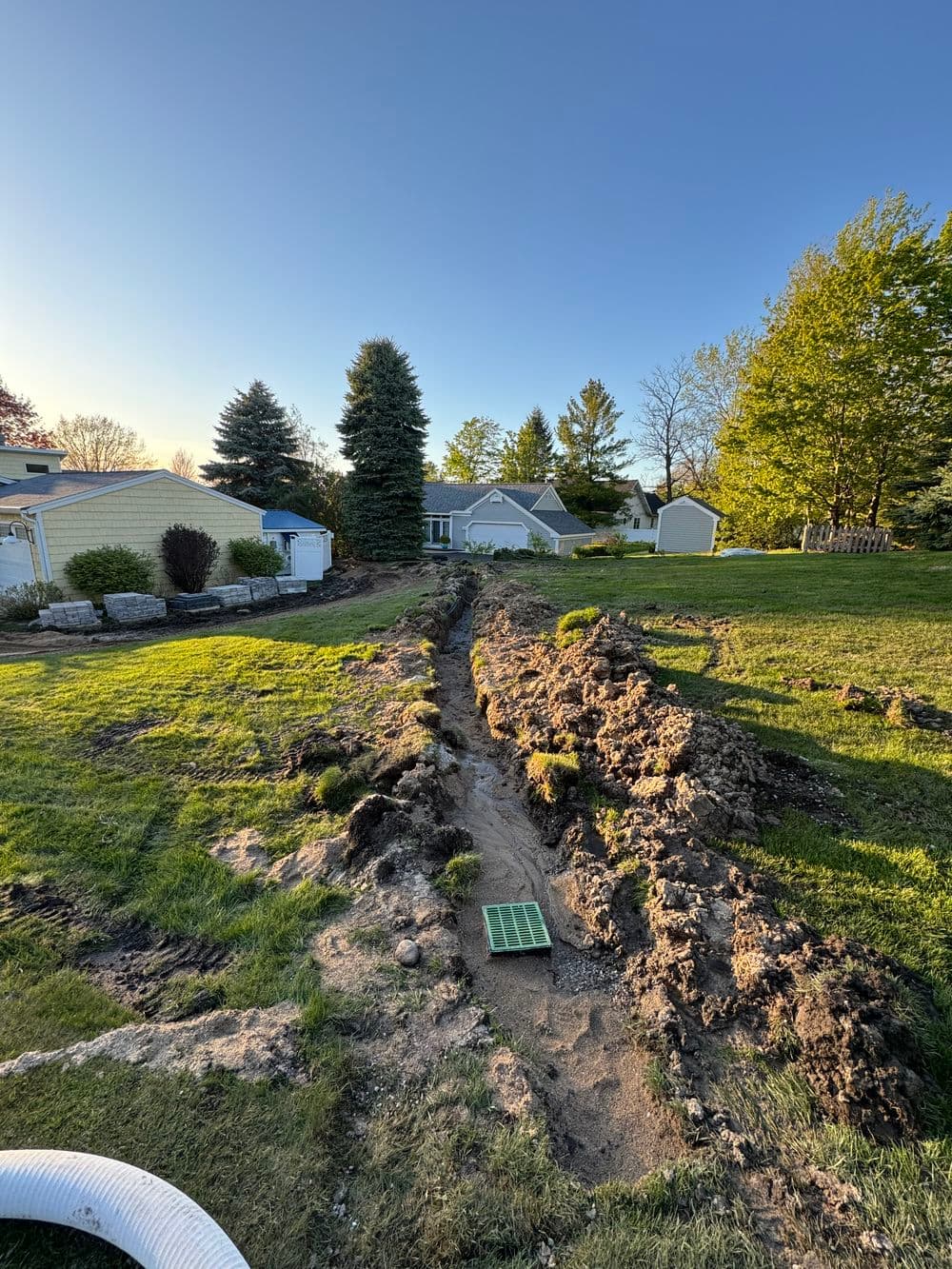 Gallery photos for Patio Install Turned Drainage Rescue in Traverse City: Image #7