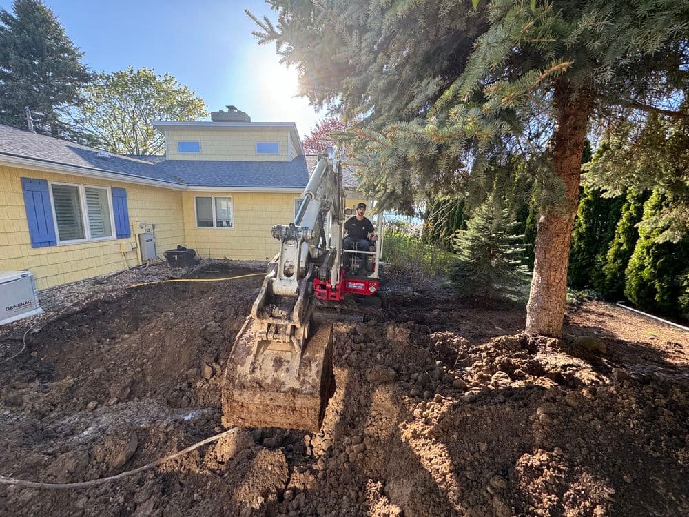 Gallery photos for Patio Install Turned Drainage Rescue in Traverse City: Image #10