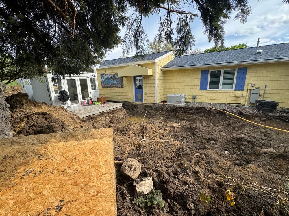 Gallery photos for Patio Install Turned Drainage Rescue in Traverse City: Image #11