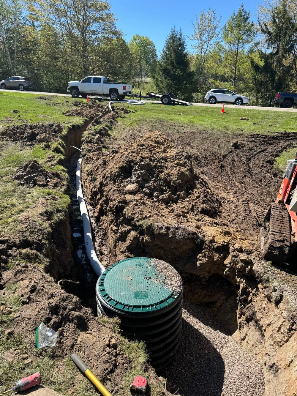 Gallery photos for Patio Install Turned Drainage Rescue in Traverse City: Image #8