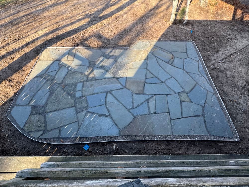 Gallery photos for New York Flagstone Patios on an Abandoned Cabin Near Lake Michigan: Image #4