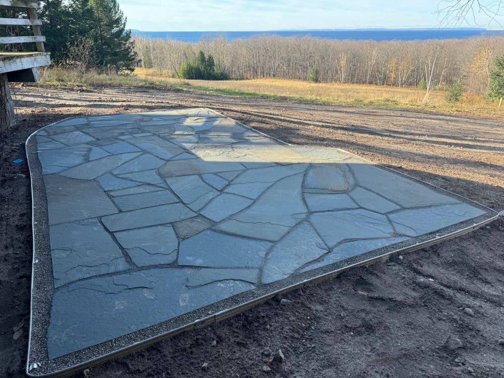 Gallery photos for New York Flagstone Patios on an Abandoned Cabin Near Lake Michigan: Image #3