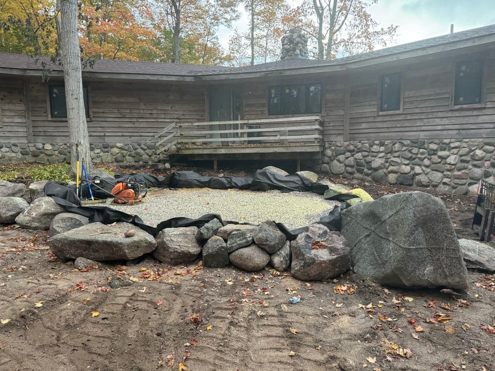 Gallery photos for New York Flagstone Patios on an Abandoned Cabin Near Lake Michigan: Image #5