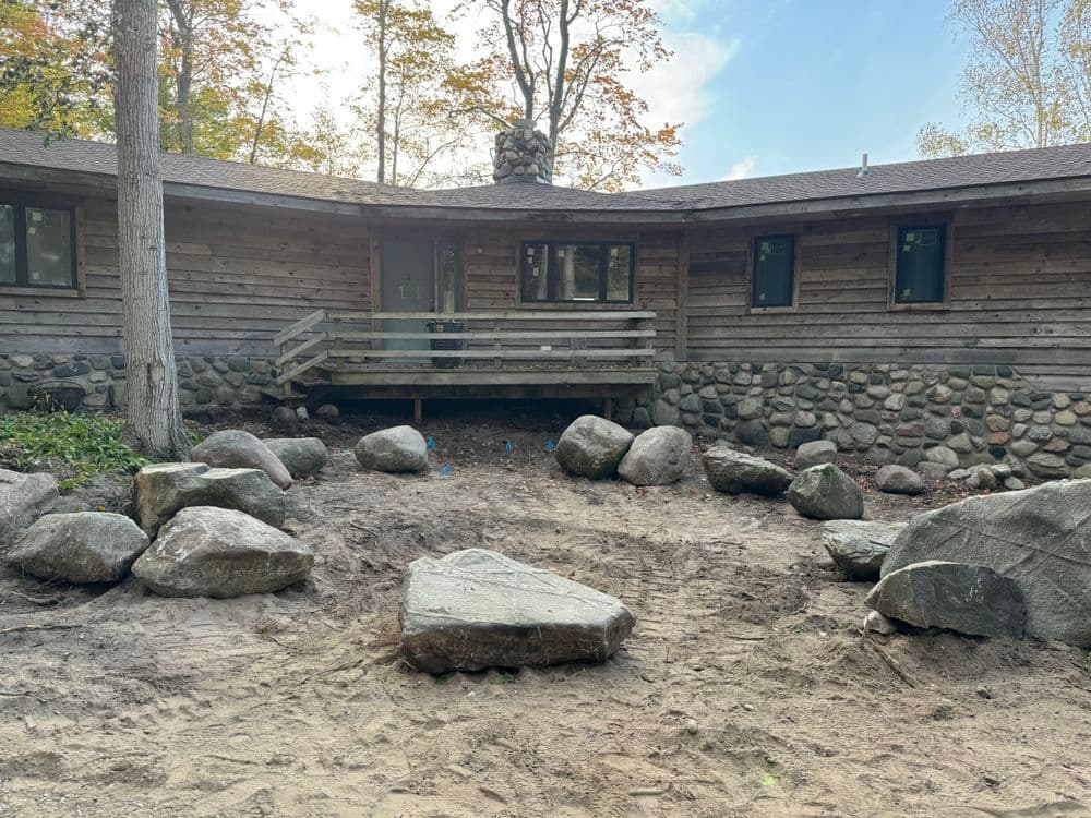 Gallery photos for New York Flagstone Patios on an Abandoned Cabin Near Lake Michigan: Image #12