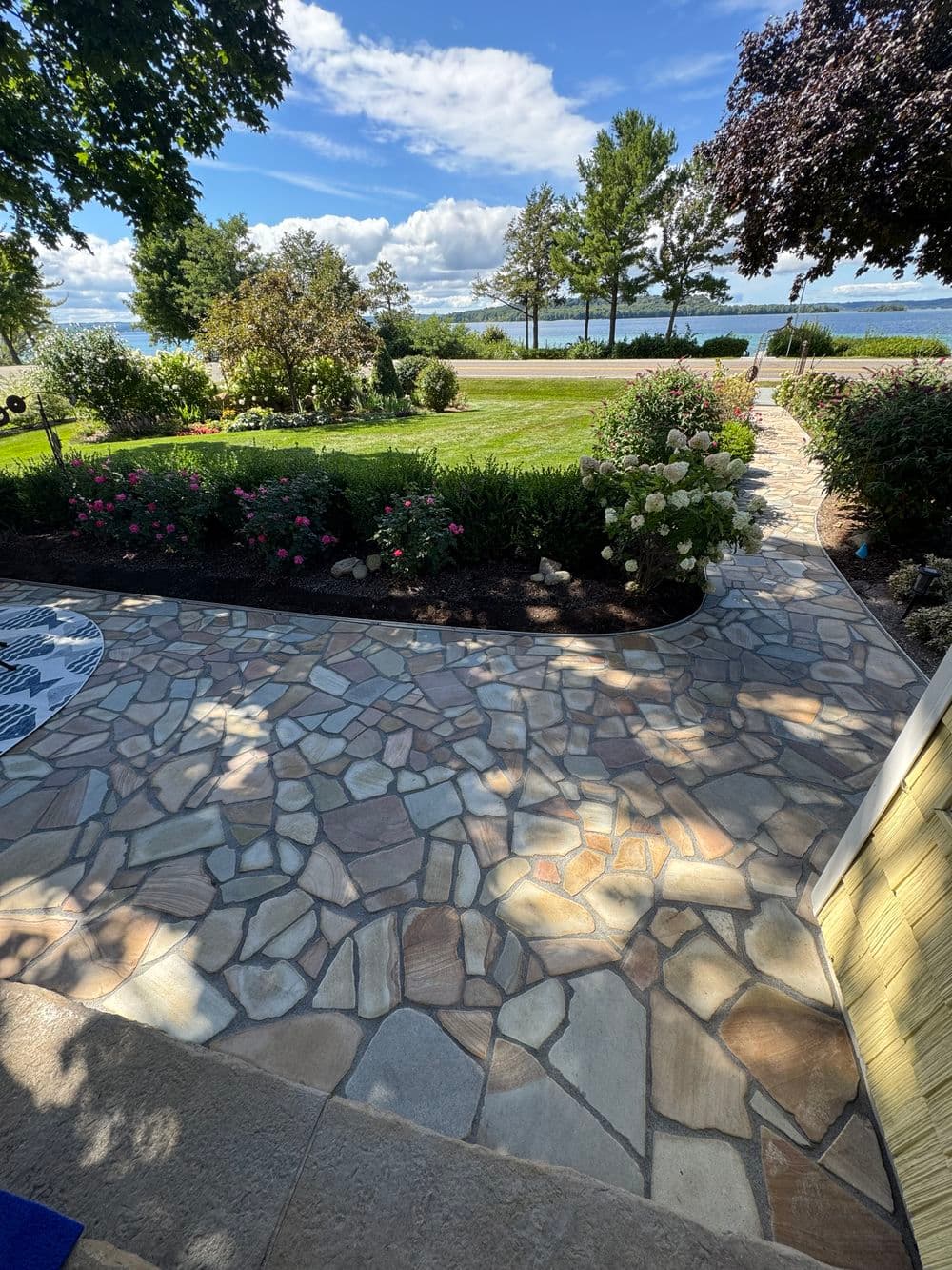 Gallery photos for Flagstone Patio and Path Reset on Peninsula Drive Traverse City: Image #5