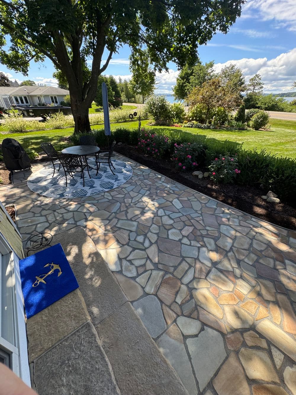 Gallery photos for Flagstone Patio and Path Reset on Peninsula Drive Traverse City: Image #4