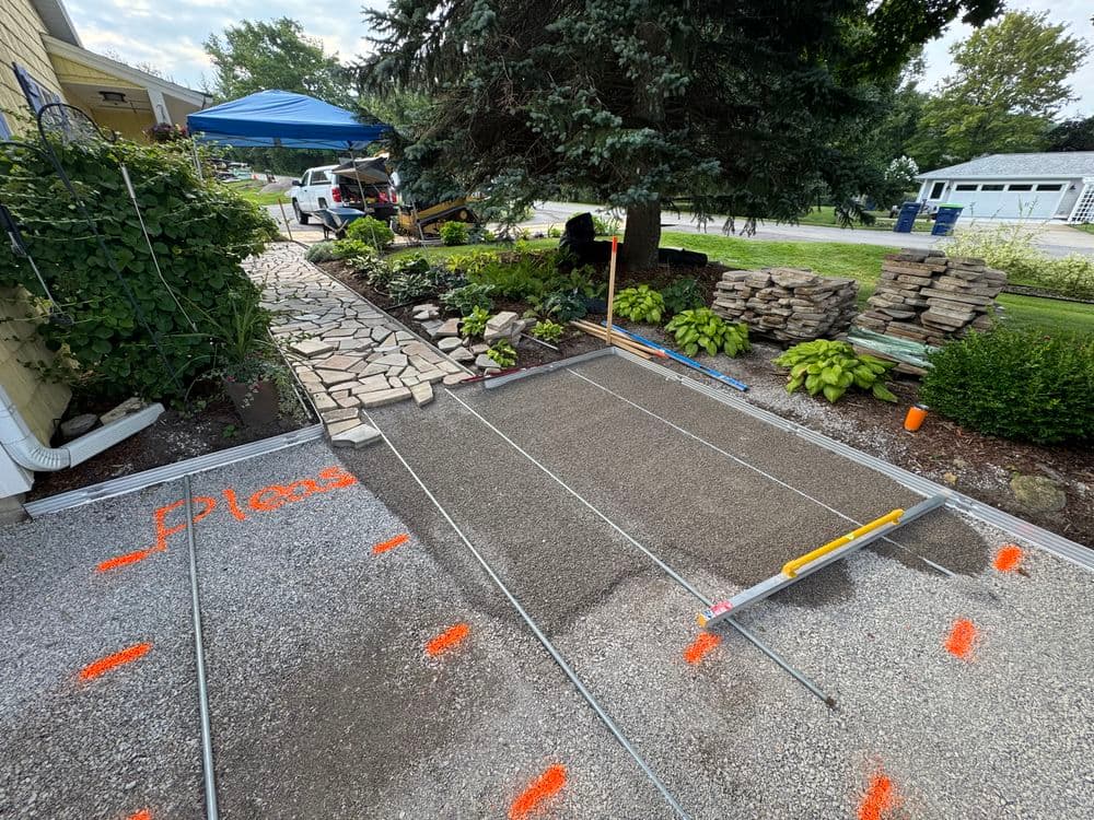 Gallery photos for Flagstone Patio and Path Reset on Peninsula Drive Traverse City: Image #6