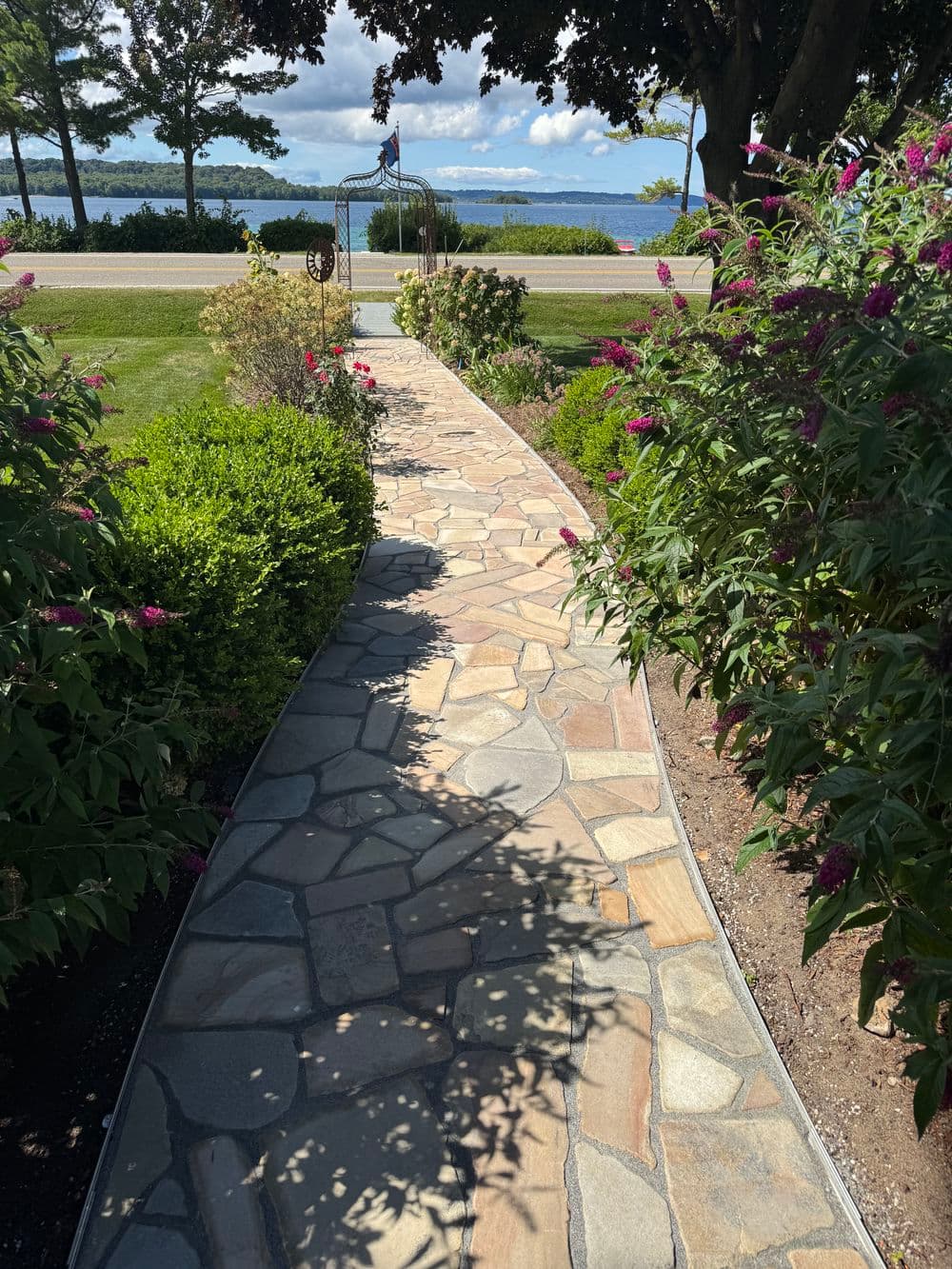 Gallery photos for Flagstone Patio and Path Reset on Peninsula Drive Traverse City: Image #8