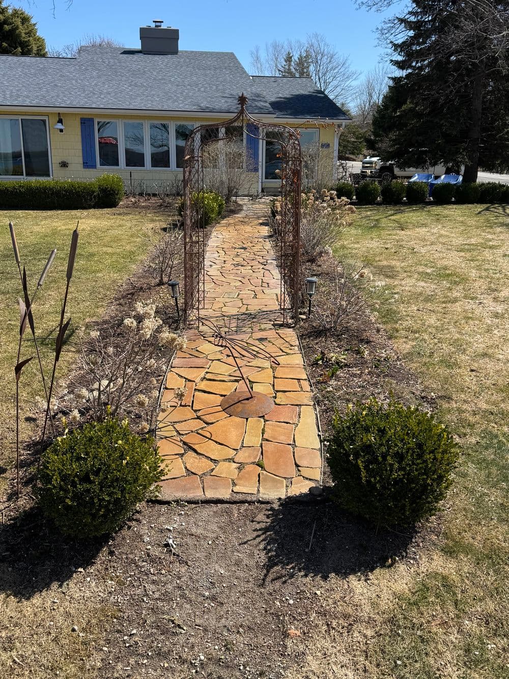 Gallery photos for Flagstone Patio and Path Reset on Peninsula Drive Traverse City: Image #11