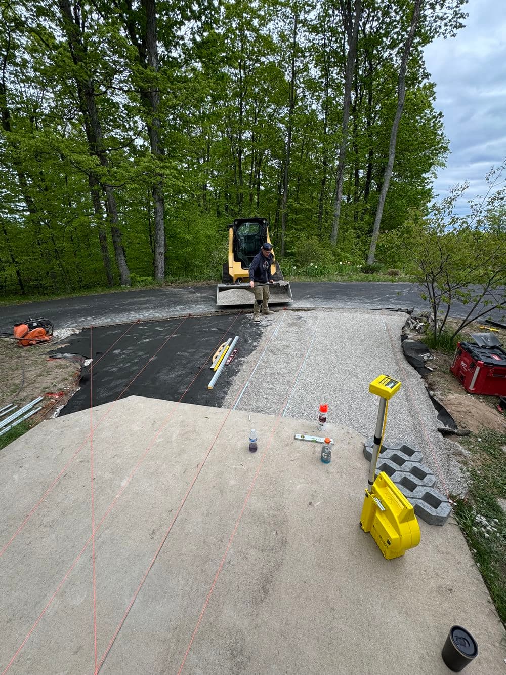 Gallery photos for Unilock Turfstone Driveway Turns an Awkward Space into a Greenscape: Image #7
