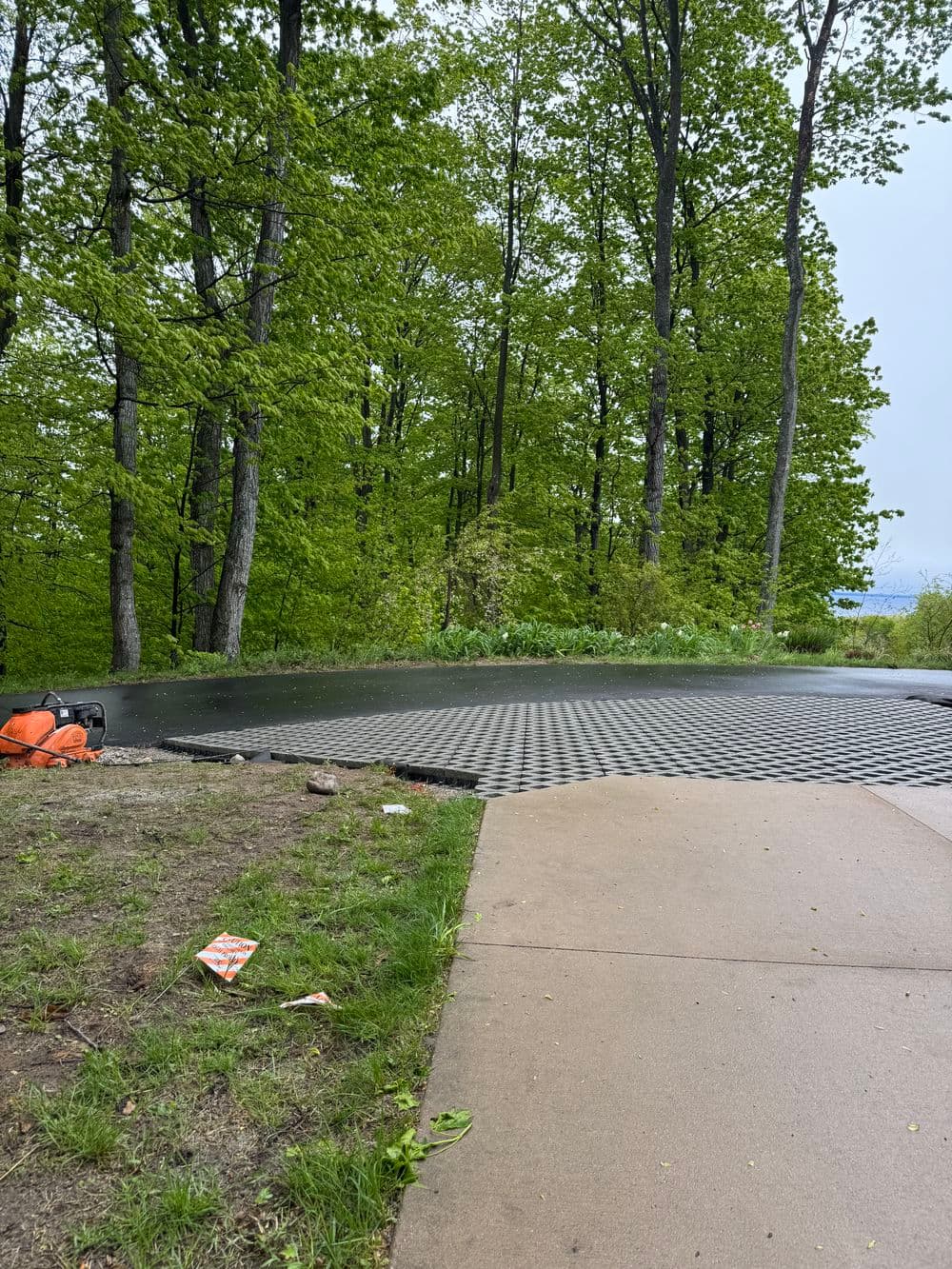 Gallery photos for Unilock Turfstone Driveway Turns an Awkward Space into a Greenscape: Image #5